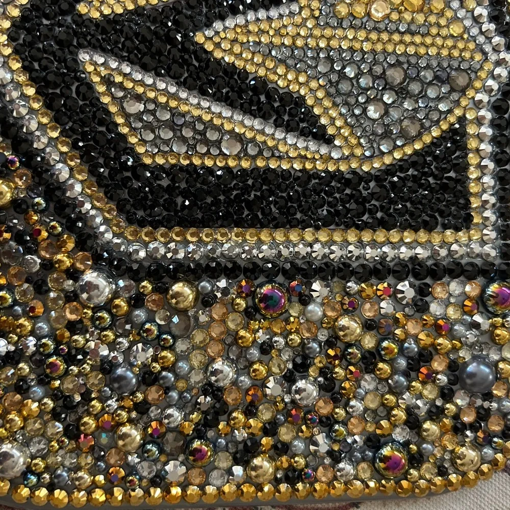 Cosmetologist Vegas golden knights Bling mirror - Picture 5 of 7